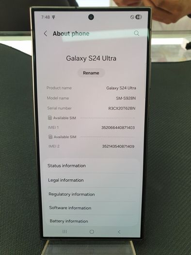 New Samsung Galaxy S24 Ultra 256GB