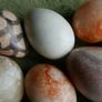 Vintage Polished Stone Marble Onyx Eggs lot of 29 Image 9