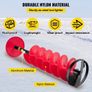 Ice Drill Auger, 8\'\' Diameter Nylon Ice Auger, 41\'\' Length Ice Auger Bit, Auger Drill with 14\'\' Adjustable Extension Rod, Rubber Handle, Drill Adapter, Replaceable Auger Blade for Ice Fish Image 2