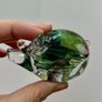 2 Vintage Hand- blown Glass Paperweights Image 3