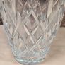 Waterford  crystal Araglin 7 inch flower vase diamond cut pattern Image 4