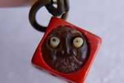 Vintage Cracker Jack 1930s KOBE Charm Barrel made in Japan