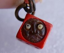 Vintage Cracker Jack 1930s KOBE Charm Barrel made in Japan