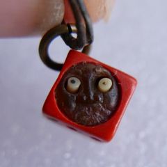 Vintage Cracker Jack 1930s KOBE Charm Barrel made in Japan