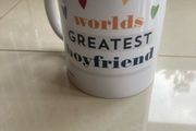 Valentine Gift "World's Greatest Boyfriend" Mug Brand New.