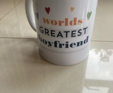 Valentine Gift "World's Greatest Boyfriend" Mug Brand New.