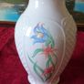 Vintage Large 10.5 Inch Tall Royal Winton Fine Ceramic Vase Made In Staffordshire England Image 7