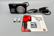 Nikon Coolpix S2900 20.1MP Digital Camera Black - Full Kit