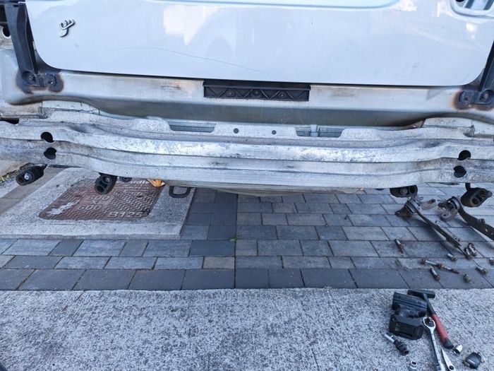 Saab 93 Rear crash bar