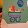 Gay Pride themed ungendered baby card Image 6
