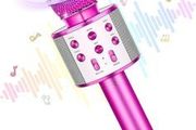 Portable Wireless Bluetooth 4.0 Hand Held Karaoke Microphone Speaker Player