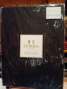 New Dorma Black Superking Base Valance