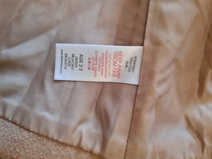 girls tan brown coat