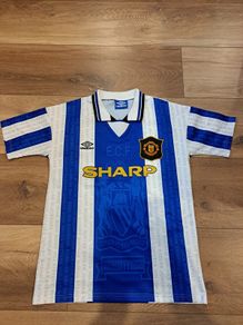 Manchester United 1994-1996 Third Retro Remake Shirt - Sharp
