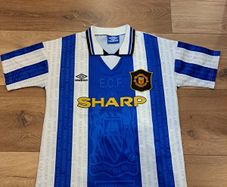 Manchester United 1994-1996 Third Retro Remake Shirt - Sharp