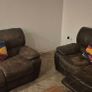 Recliner 2 sofas in leather Image 4