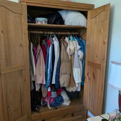 Wooden wardrobe