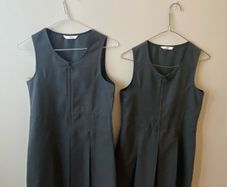 M&S grey pinafore (age 10-11) new
