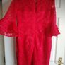 Little Mistress Red Dress Size 14/16 Image 3