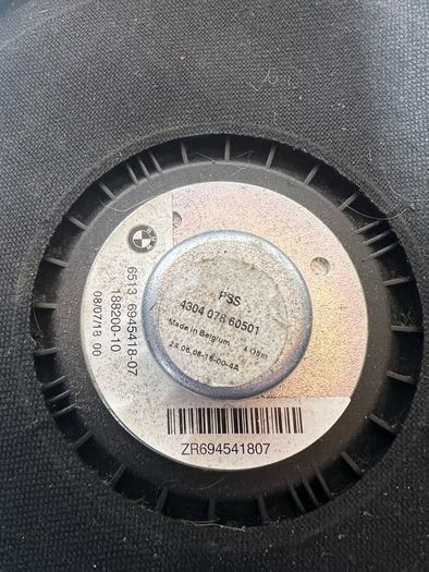 Bmw 2009 3 Series E90 E91 E92 E93 Right Central Bass Speaker 6945418 A1l2b57s