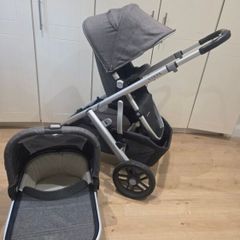 UPPAbaby Vista V2 Bundle. Bassinet, Rumble Seat & Adaptors