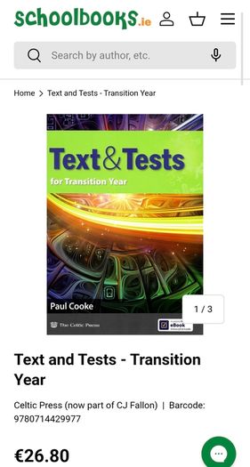 Text and Tests transition year