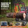 Timber Claw Hook, 28 inch 4 Claw Log Grapple for Logging Tongs, Swivel Steel Log Lifting Tongs, Eagle Claws Design with 2205 lbs/1000 kg Loading Capacity Image 3