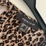 leopard print blouse UK 20 Image 3