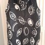 long Jilet black with pattern Image 2