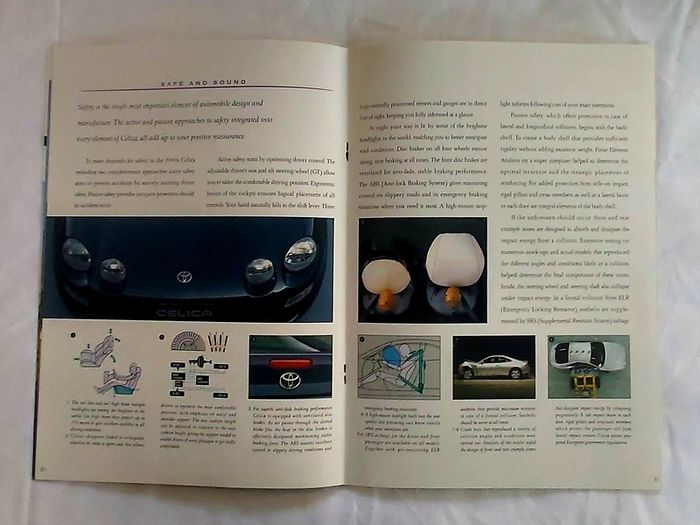 Vintage 1994 Toyota Celica Dealer Sales Brochure - Rare Original