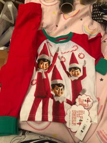 elf on the shelf pyjamas aged 3-4 BNWT