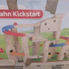 Big wooden marble run