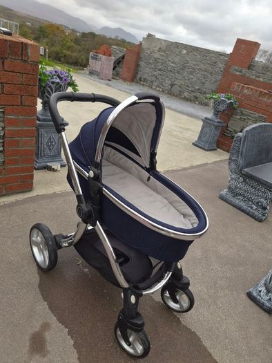 Egg pram 3-piece set in navy