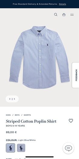 Boys Ralph Lauren Shirt