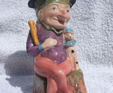 H. WAIN & SONS LTD (Melba Ware) - a vintage toby jug of PUNCH with his dog (1950's). Excellent condition.
