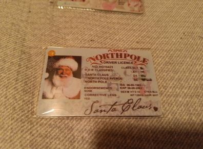 santa driver license