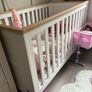 Mamas and Papas Wedmore cotbed and chest of drawers with changer. Image 4