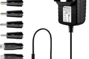 12V 2A Power Supply Adapter,Universal AC DAC/DC Converter Adapter Driver Transformer UK Plug 5.5 x 2.5mm(Compatible with 5.5 x 2.1mm) for LED light CCTV Camera