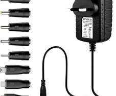 12V 2A Power Supply Adapter,Universal AC DAC/DC Converter Adapter Driver Transformer UK Plug 5.5 x 2.5mm(Compatible with 5.5 x 2.1mm) for LED light CCTV Camera