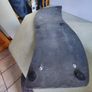 LOVELY Natural Slate Serving Tray Chrome Antler Handles Image 6