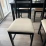 IKEA Lerhamn Dining Table (Black) & 4 Padded Chairs Image 10