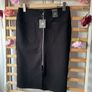 skirt Bnwt black below knee pencil skirt with zip front detail size 12 Image 5