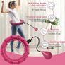 Hula Hoops for Adults Weight Loss, Weighted Hula Hoop for Exercise and Fitness, 24 Detachable Knots Adjustable Weight,2 in 1 Abdomen Fitness.Home Workout,Weight Loss (FREE POSTAGE) Image 4