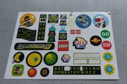 Lego Club UK Blacktron sticker sheet 1991