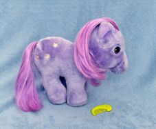 Vintage 80s Blossom Plush My Little Pony First Generation Large Size