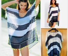 Seafolly Australia designer kaftan beach summer dress top cover up boho chic funky