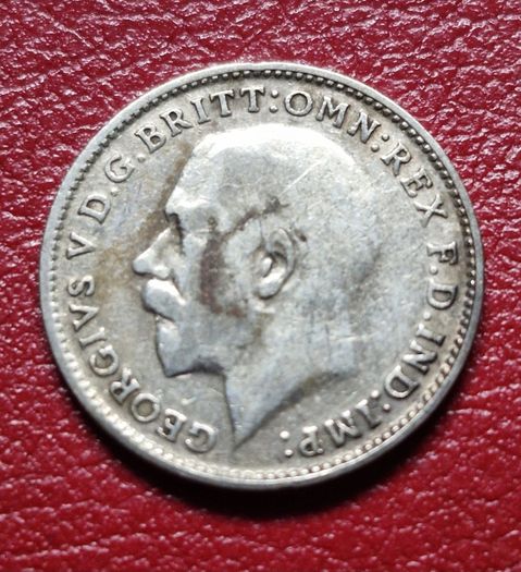 1925 United Kingdom 3 Pence - George V silver coin