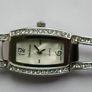 Working  Cote d Azur Sparkly Watch; 7.7" Silver Sparkly Band New Battery Image 2