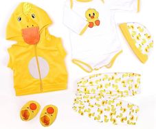 Reborn Dolls Clothes 22 inch Yellow Duck Outfit Accessories Newborn Girl Boy Clothes Reborn Dolls Clothes For 0-3 Months Reborn Doll Kit (FREE SHIPPING)