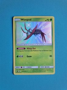 Wimpod Shiny Pokemon Card from the Hidden Fates Shiny Vault (SV4/SV94)